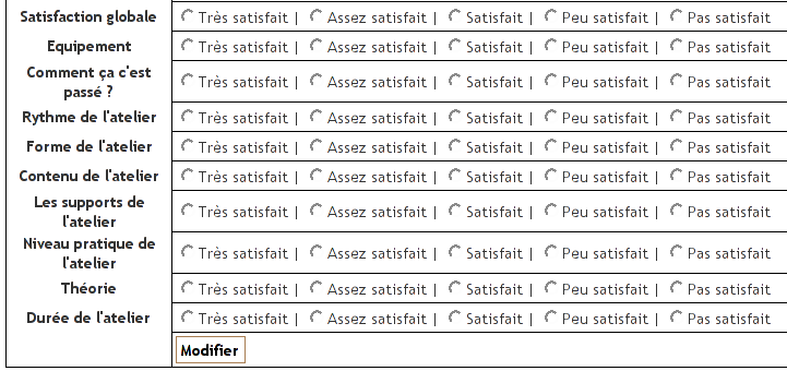 Formulaire bilan satisfaction atelier - 31&nbsp;ko
