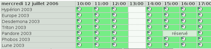 Planning disponibilité postes pour réservation - 16.8 ko Planning disponibilité postes pour réservation - 16.8 ko
